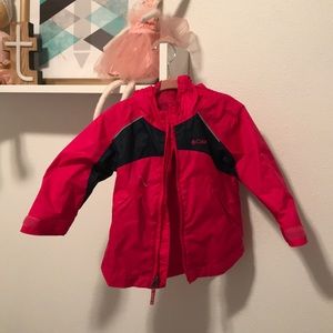 2T Girls Columbia Rain Jacket